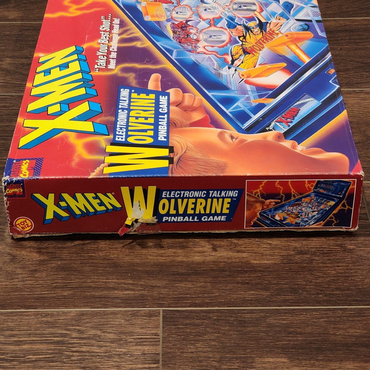 Vintage X-Men Wolverine Electronic Talking PinBall Game ToyBiz