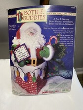 Dimensions Kit Christmas Santa Toy Man Bottle Buddies 16"62169 Vintage 1999 NOS
