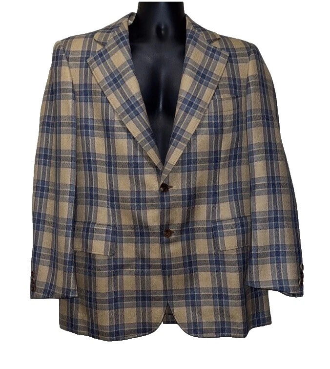 Wool Blend Original Vintage Suit Jackets & Blazers for Men