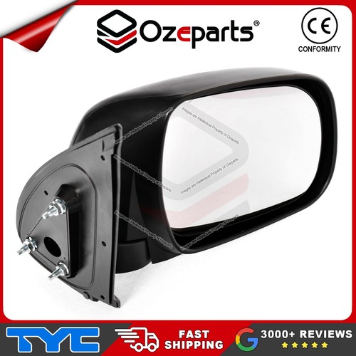 Set / Pair LH+RH Manual Door Mirror Black For Toyota Hilux Ute 2WD & 4WD 05~15 - Picture 4 of 4