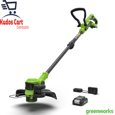 Greenworks 24V 30Cm Akku Brushless Schnurtrimmer + 24V (2Ah) Akku & Ladegerät