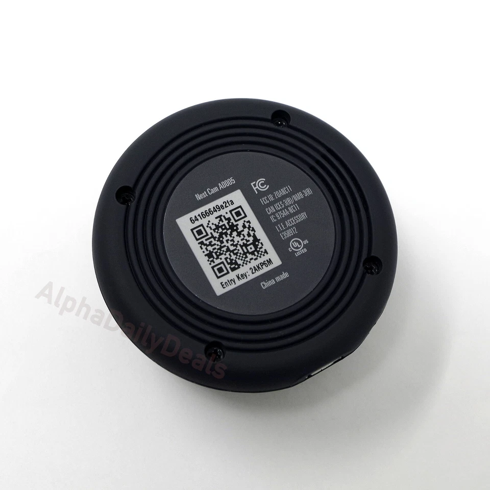 Google Nest Cam A0005 Indoor Wi-Fi Wired Security Black Camera Holder No Charger - Image 4 of 4