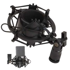 Universal Mic Microphone Shock Mount Clip for Home Studio Podcast Recording