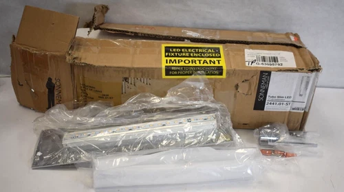 Sonneman Tubo Slim 12" LED Panel Sconce Polished Chrome & White 2441-01-ST - Picture 1 of 6