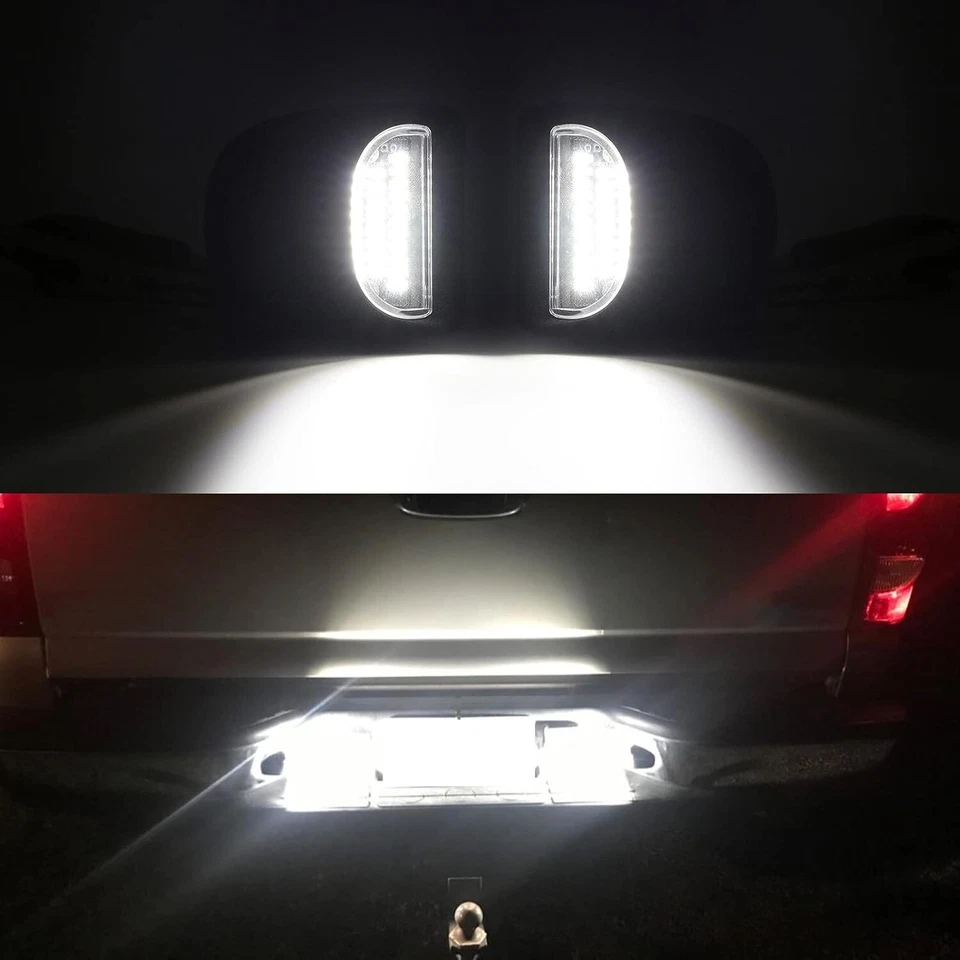 Par de luces LED de matrícula para Chevy Tahoe Suburban GMC Yukon XL 2000-06 Foto 2 de 4