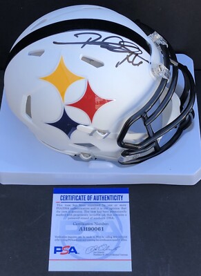 Rod Woodson Signed Autographed Pittsburgh Steelers AMP Mini Helmet