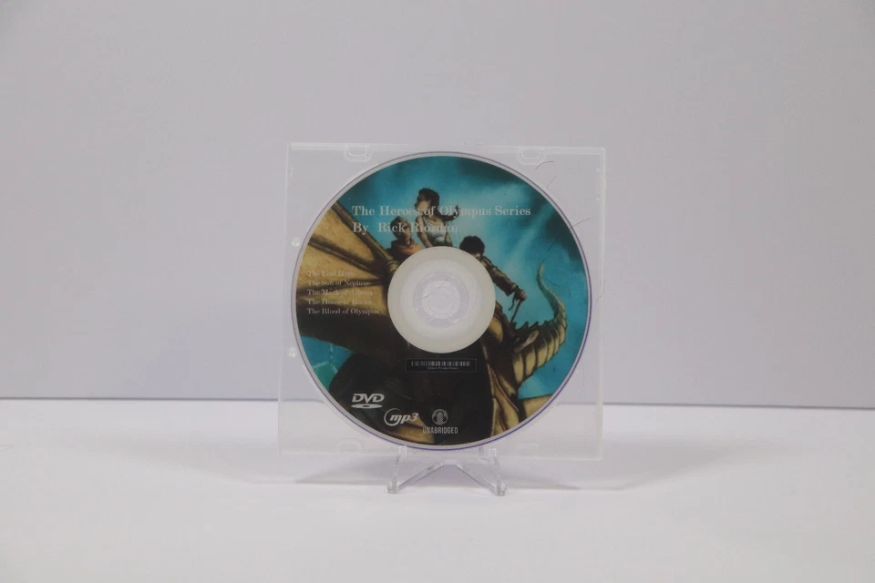 The Heroes of Olympus Audiobook Series  – By Rick Riordan - 5 Titles 1 MP3 DVD Foto 2 de 2