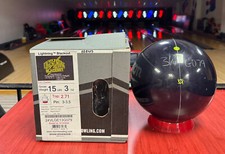 15 lb STORM LIGHTNING BLACKOUT BOWLING BALL UNDRILLED 3 1/4" PIN UNDRILLED NIB