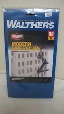 Walthers Cornerstone HO Modern Fire Escape Kit #933-3736 New in Box