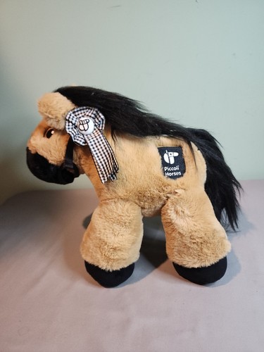 Kleine Pferde braun & schwarz Plüschpferd