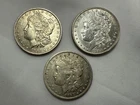 Morgan Silver Dollar 3 Coin Lot 90% Silver Coins 1882-O 1885-P 1892-O