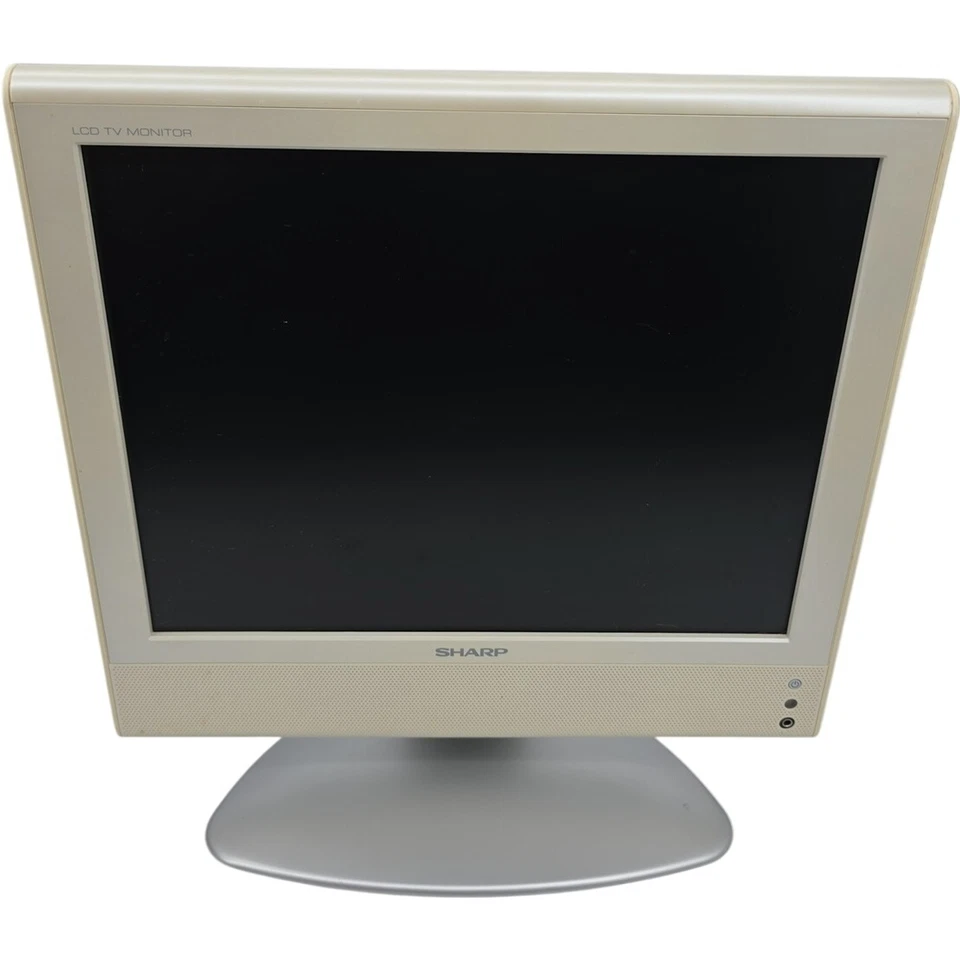 Sharp LL-M15X1 15" LCD TV Monitor with Remote and Power Adapter Tested with Box - Image 2 of 4