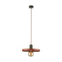 HäNgelampe Esstisch Metall E27 Ø30Cm Braun Ziegelrot Vintage Pendelleuchte KüChe