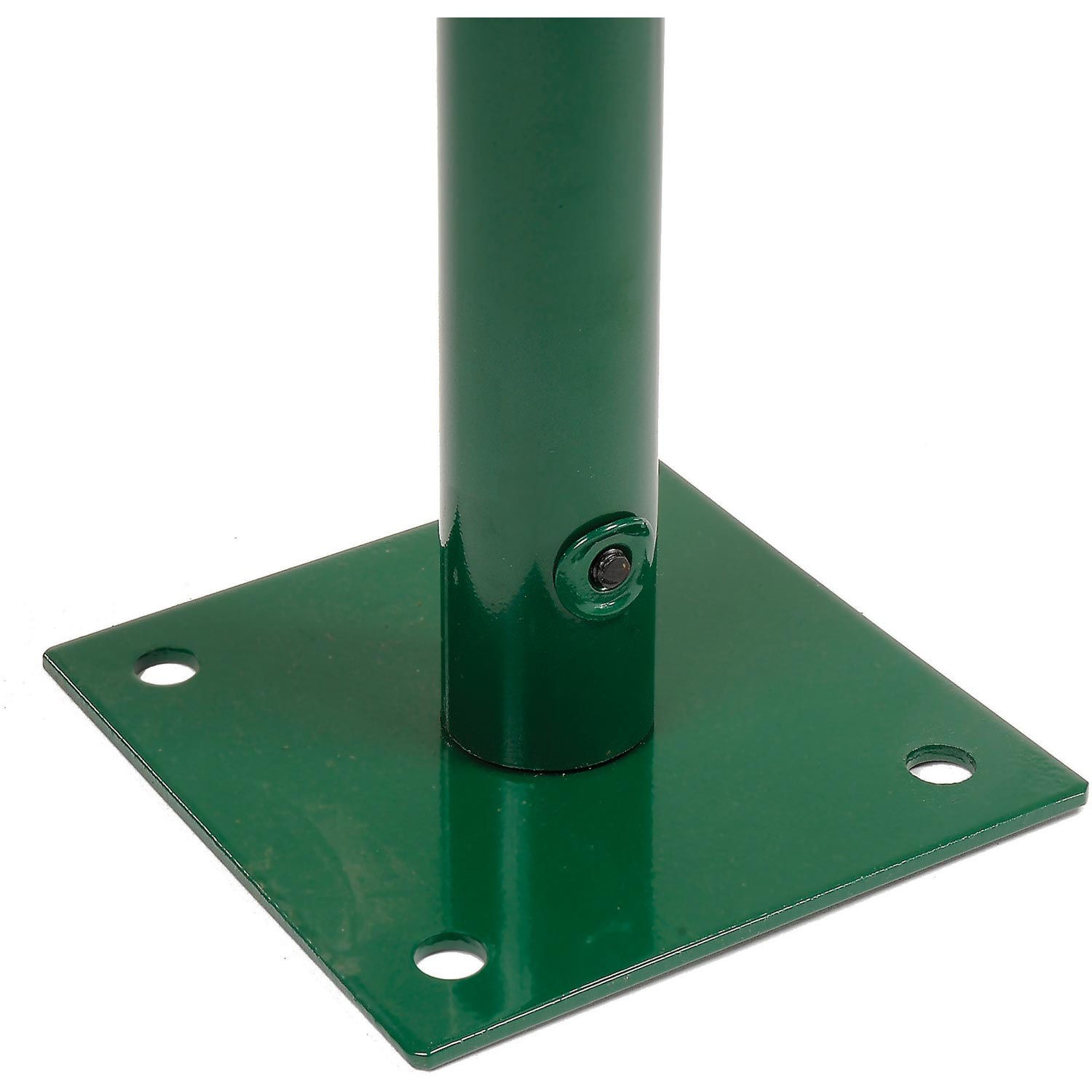 41"L Wave Bike Rack Green Flange Mount 5-Bike Capacity