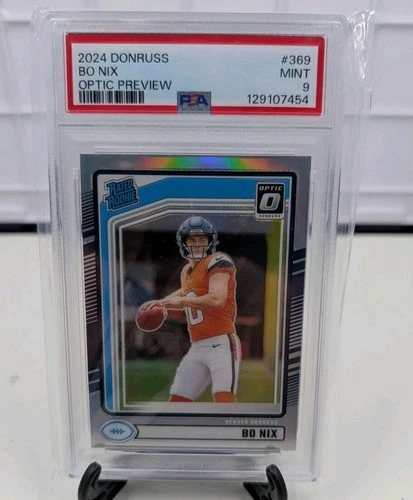 BO NIX 2024 Donruss Optic Rated Rookie Holo Silver Prizm #209 PSA 9