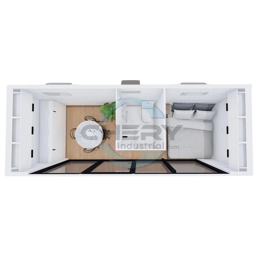 20ft Prefab Portable Tiny House Backyard Office Outdoor Living Pod House