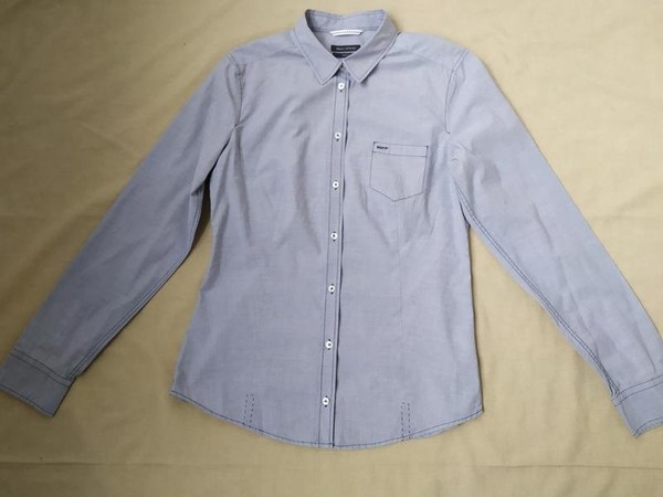 Women Marc O'Polo Shirt Grey Cotton 36 / S / 44