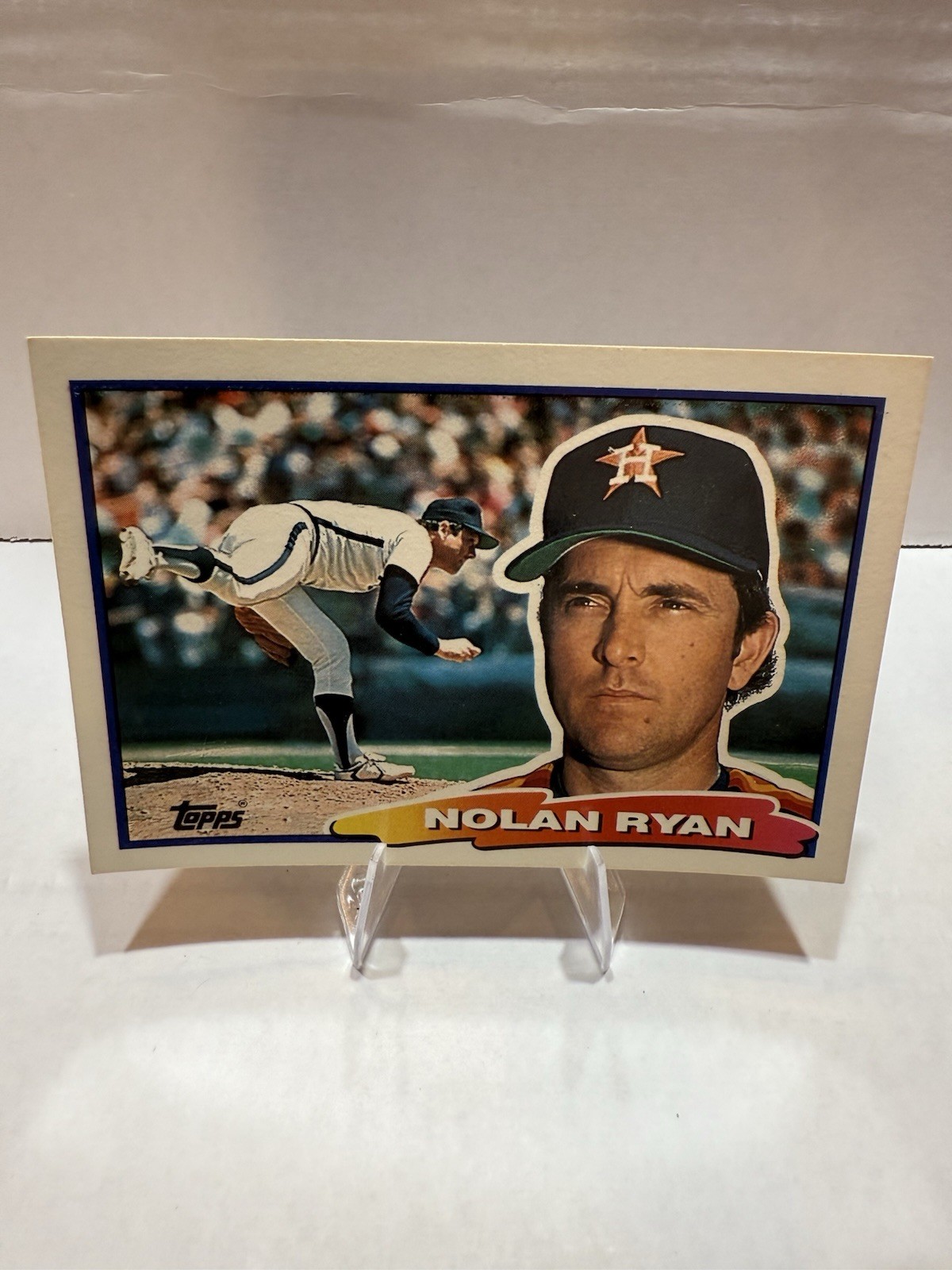 Nolan Ryan 1988 Topps Big Card #29 MLB Houston Astros