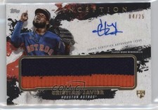 2021 Topps Inception Game Socks Relics 4/25 Cristian Javier #AGSR-CJ Auto 0rd2