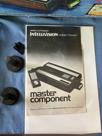 Mattel Intellivision Console Untested. Box Console Controller Paperwork.