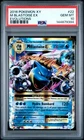 2016 POKEMON XY EVOLUTIONS #22 M BLASTOISE EX PSA 10