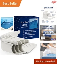 Ultra-Durable Mattress Straps - Easy One-Time Installation, No More Loose Sheets