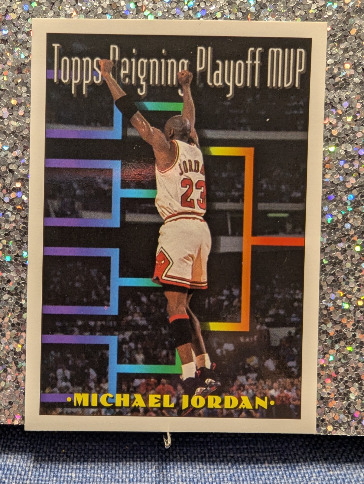 1993-94 Topps - Topps Playoff MVP Michael Jordan #199