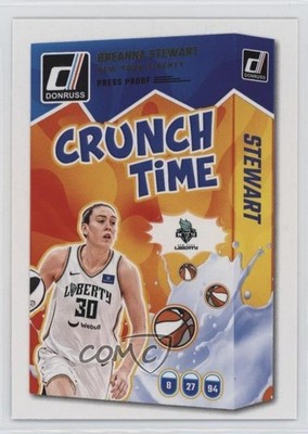 2025 Panini Donruss WNBA Crunch Time Press Proof Breanna Stewart #3 1gx0