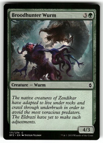 Broodhunter Wurm 171 Battle for Zendikar