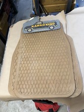 Vintage Kargo King Heavy Duty Truck Floor Mats Pair Brown Rubber New In Package