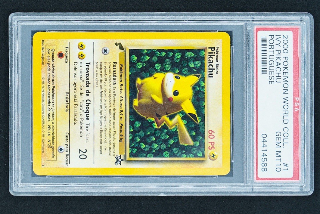 2000 Pokémon Ivy Pikachu #1 GEM MINT PSA 10 World Collection