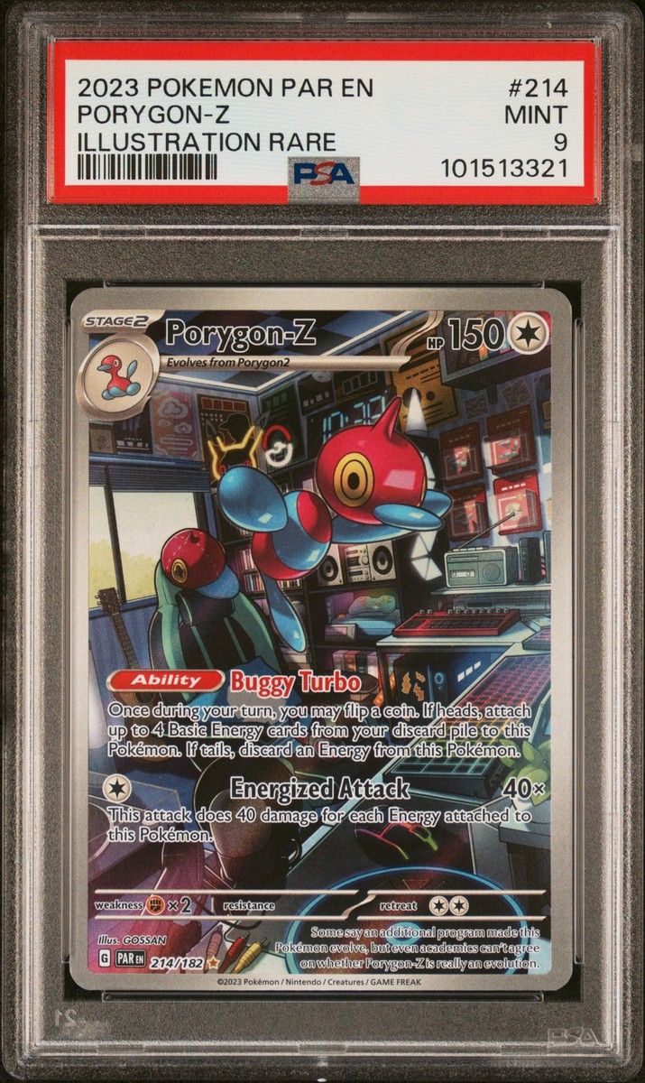 ポリゴン Porygon ARS9 PSA Expansion 拡張 2023 POKEMON PAR EN-PARADOX RIFT ILLUSTRATION RARE #214 PORYGON-Z