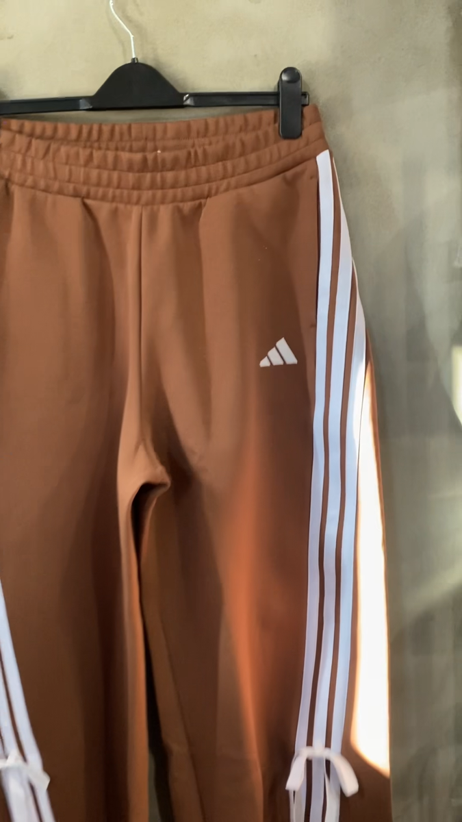 adidas Bowtie Pants Women's Ribbon Pants Casual Sportswear Pants