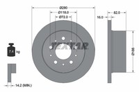 2X Bremsscheibe PRO Textar 92157403 FüR Fiat Ducato Peugeot Jumper Boxer CitroËN