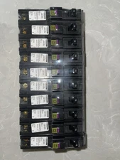 10PCS SQUARE D HOMELINE HOM115PDF HOM115PDFC PLUG ON NEUTRAL 15A  AFCI/GFCI 