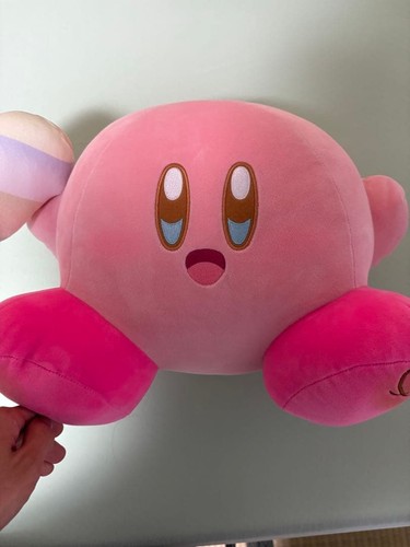 KIRBY PINK CHIEF KAWASABI PLUSH STUFFED TOY CUSHION