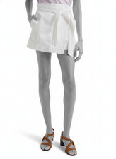 Veronica Beard Women's White Agee Denim Skort Size 0