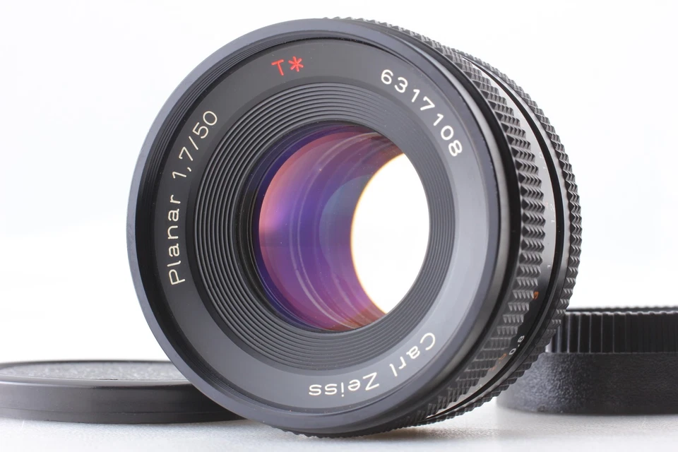 [Near MINT] Contax Carl Zeiss Planar T* 50mm F/1.7 AEJ MF Lens C/Y From JAPAN - Image 4 of 4