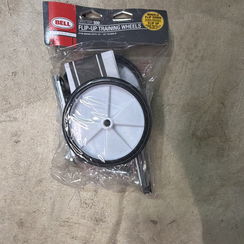 Bell Spotter 500 Flip-Up Adjustable Training Wheels w/ Hardware 12-20 in