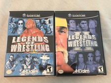 Legends Of Wrestling Bundle 1 &2 (Nintendo GameCube) CIB w/ Reg Cards VG Cond