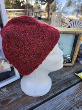 This Is A Beautiful RECYCLED sweater HAT  With A Fleece Lining Hand Made