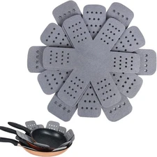BYKITCHEN Pan and Pot Protectors, Larger & Thicker Pan Protectors with Stars, Se