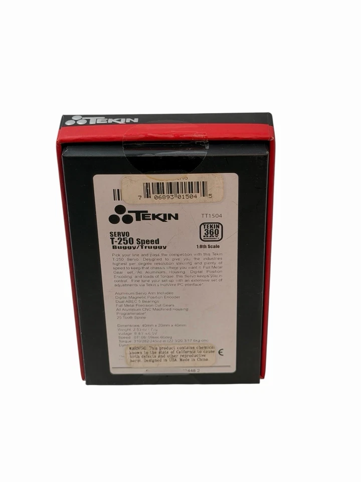 New Tekin T-250 Digital Hi-Speed Programmable Servo (High Voltage) TEKTT1504 - Image 3 of 3