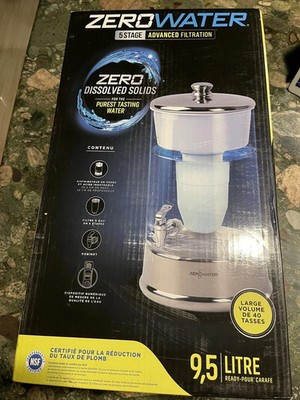 Zero Water 40-Cup Water Filter 2.5 Gallon Beverage Dispenser With Free TDS Meter