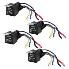 4 PCS JD2914 Car Relay Harness, 24V 40 Amp 5 Pin SPDT Automotive Relay with