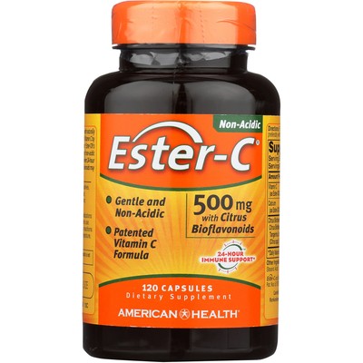 American Health Ester-C 500Mg With Citrus Bioflavonoids 120 Capsules