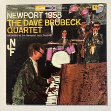Dave Brubeck Quartet Newport 1958 Jazz LP NM- NM- Columbia CS 8082 Stereo