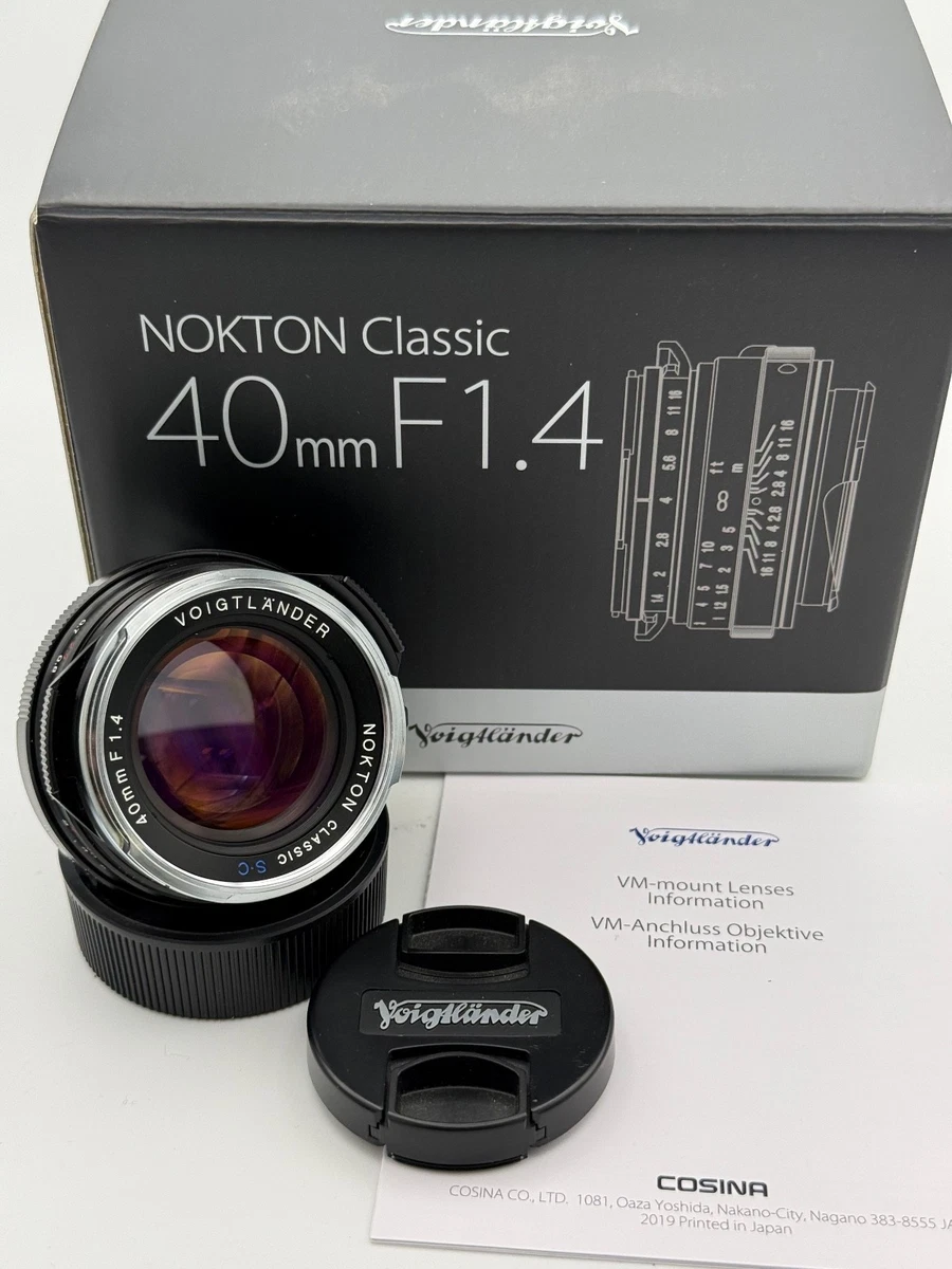 Voigtländer 40mm F1.4sc LM-EA9MKⅡ セット販売 Voigtländer 40mm F1.4sc LM-EA9MKⅡ セット販売 新品)Voigtlander