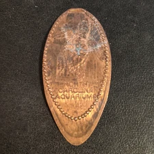 SEA TURTLE North Carolina Aquarium - Press Coin Elongated Penny Souvenir