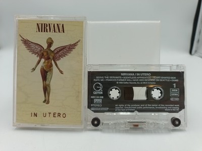 Nirvana - In Utero - Cassette Tape GEC24536 Rare Grunge Kurt Cobain